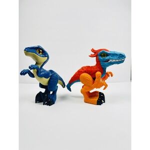 Fisher Price Imaginext Jurassic World Dominion Pyroraptor XL And Raptor XL